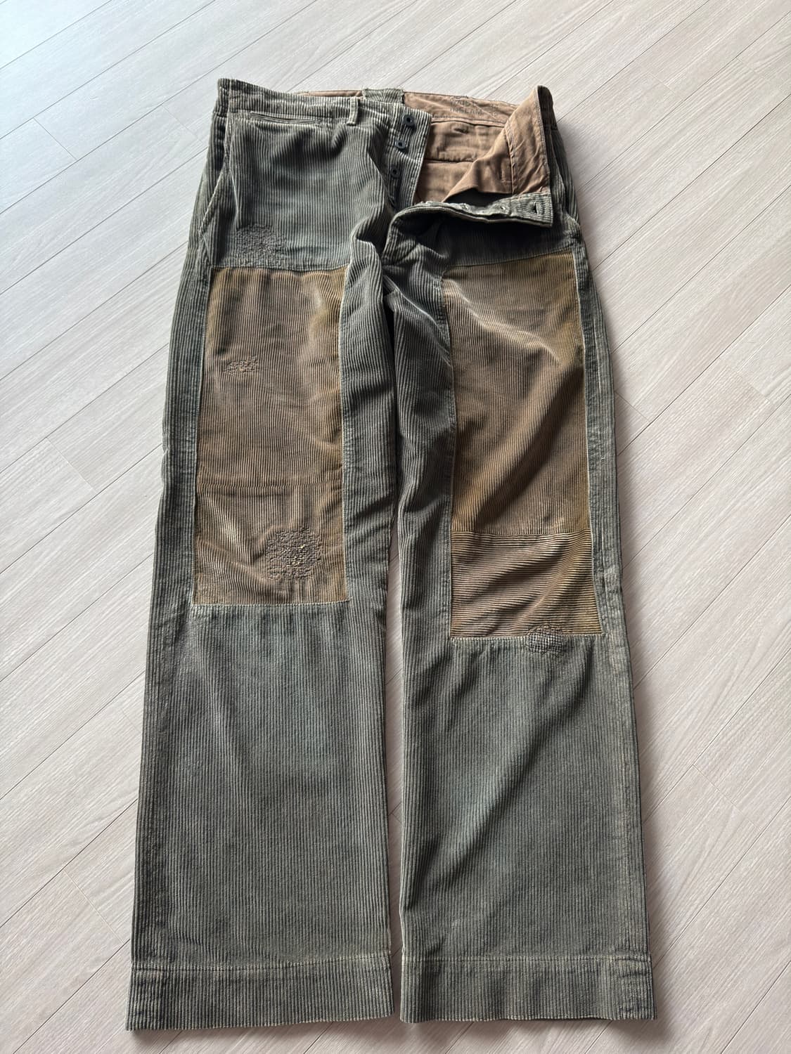 더블알엘 rrl 리페어 코듀로이 필드 팬츠 34/32 상품이미지1