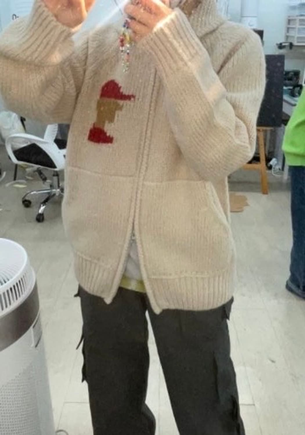 니틀리KNITLY 오디너리 코위찬 니트 집업 가디건 상품이미지5