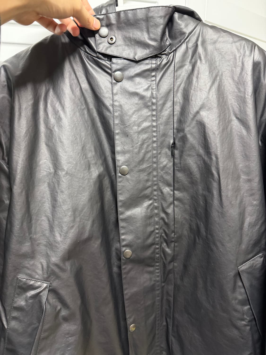 토니웩 오일 코티드 후드 파카 상품이미지3