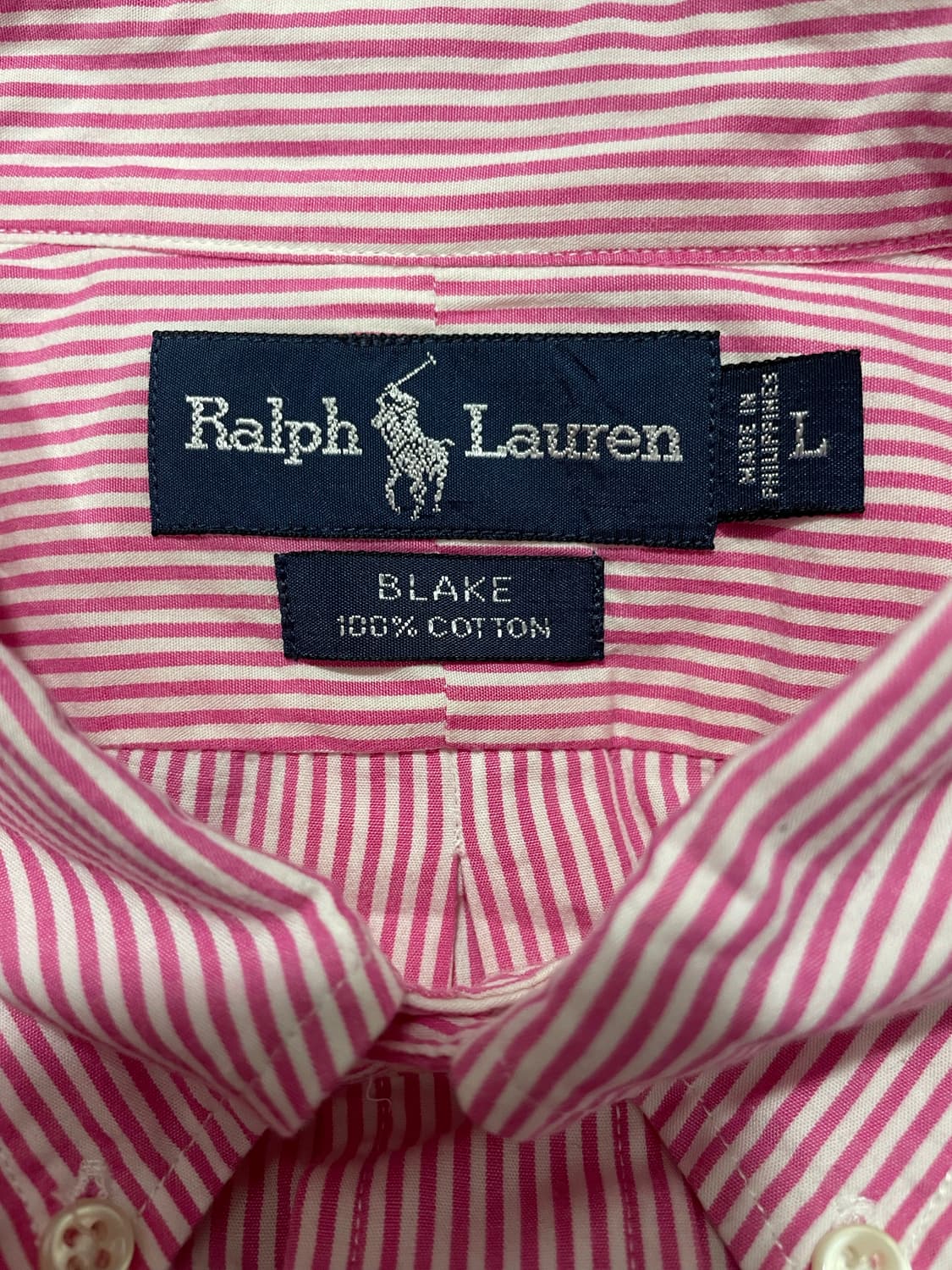 폴로 랄프로렌/ 블레이크핏 버튼다운 셔츠/ L 상품이미지10