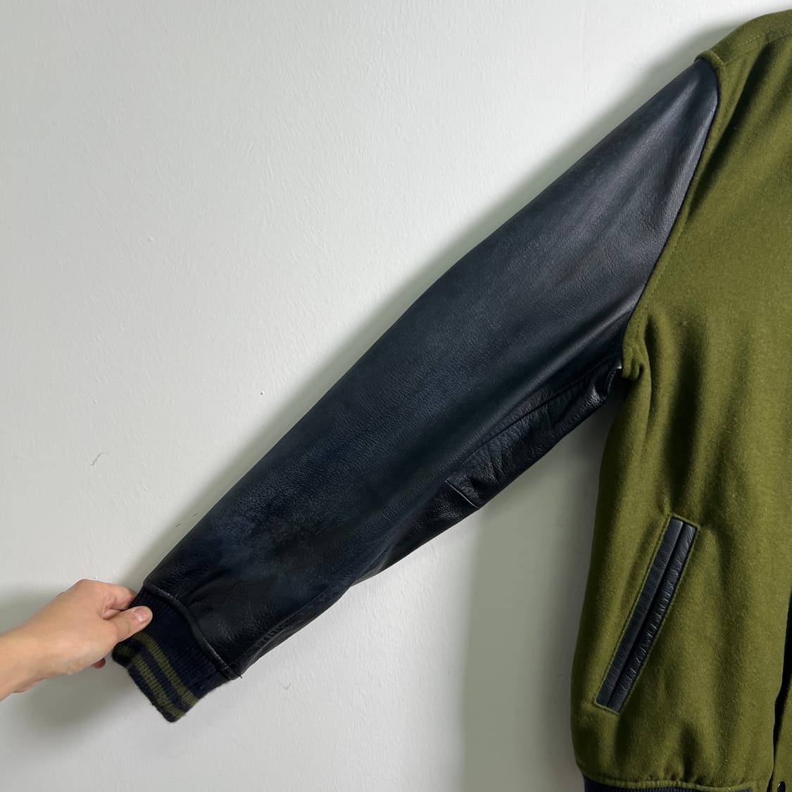 나이키 디스트로이어 레더 바시티 자켓 XL 상품이미지7