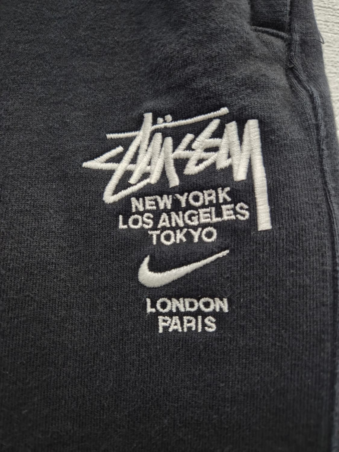 나이키 x 스투시 NRG ZR 플리스 팬츠 블랙 /XL(정품) 상품이미지2