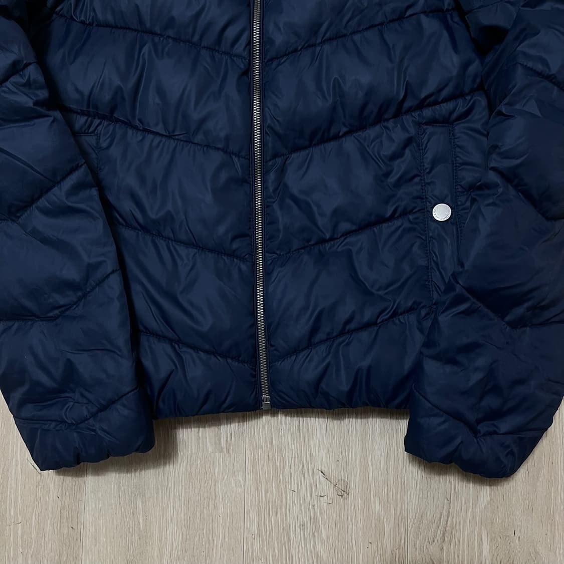 타미힐피거 진스 덕다운 플래그 스탠드넥 패딩 점퍼 [네이비] S/90 상품이미지3