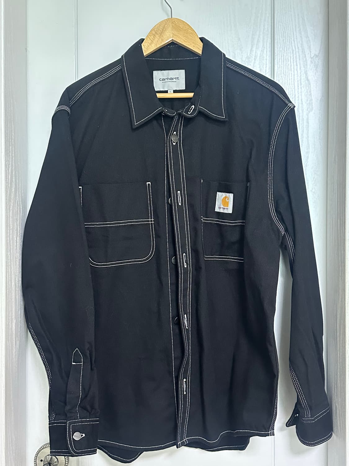 칼하트 초크셔츠 블랙L 상품이미지2