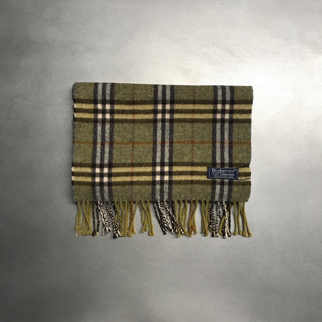 버버리 정품 램스울 머플러 카키 상품이미지2