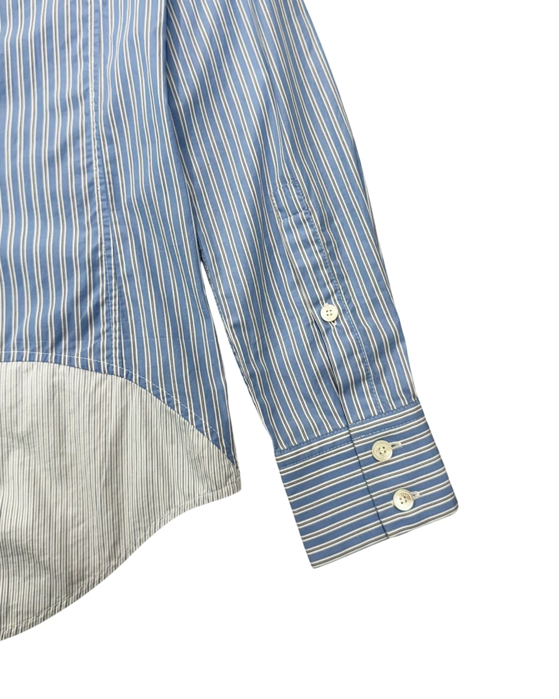 셀린느 by 피비 파일로 스트라이프 믹스드 패브릭 셔츠 상품이미지8