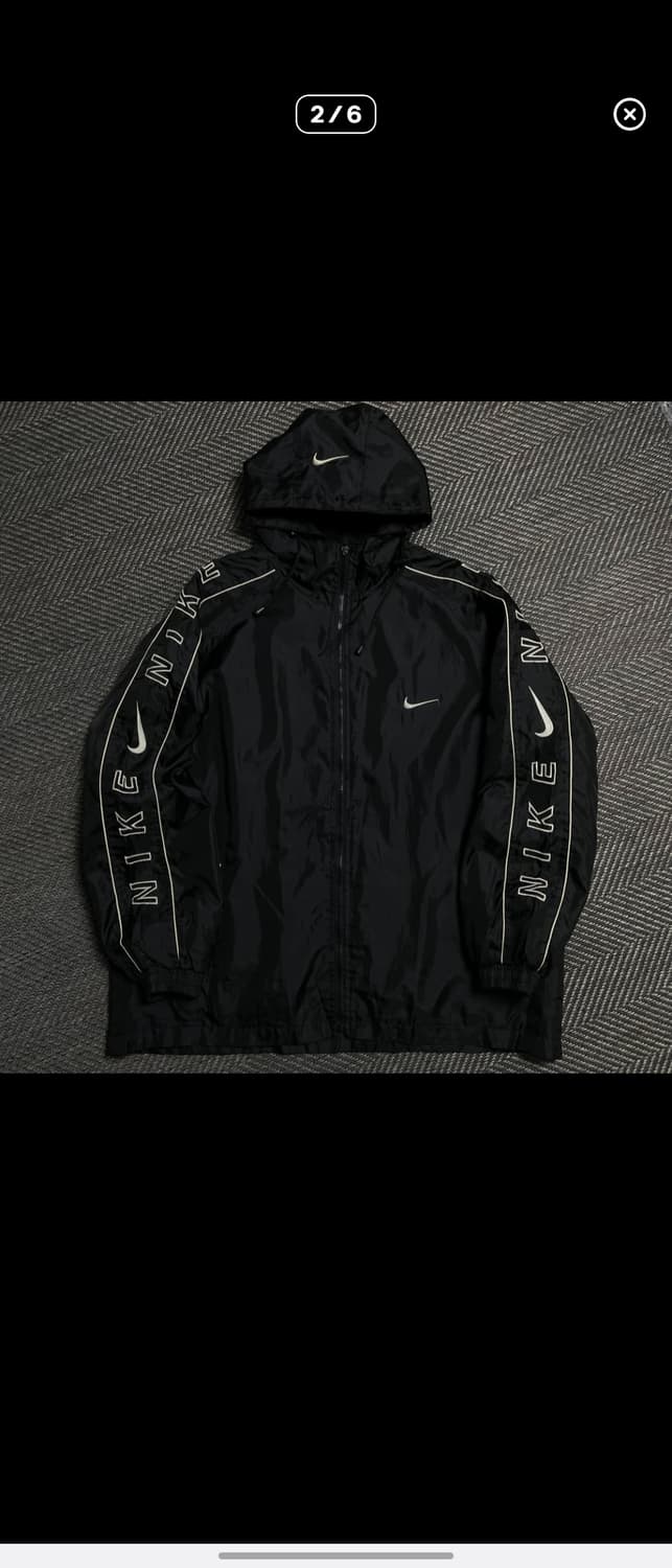 00s 나이키 올드스쿨 빅스우시 멀티로고 후디 바람막이  상품이미지2