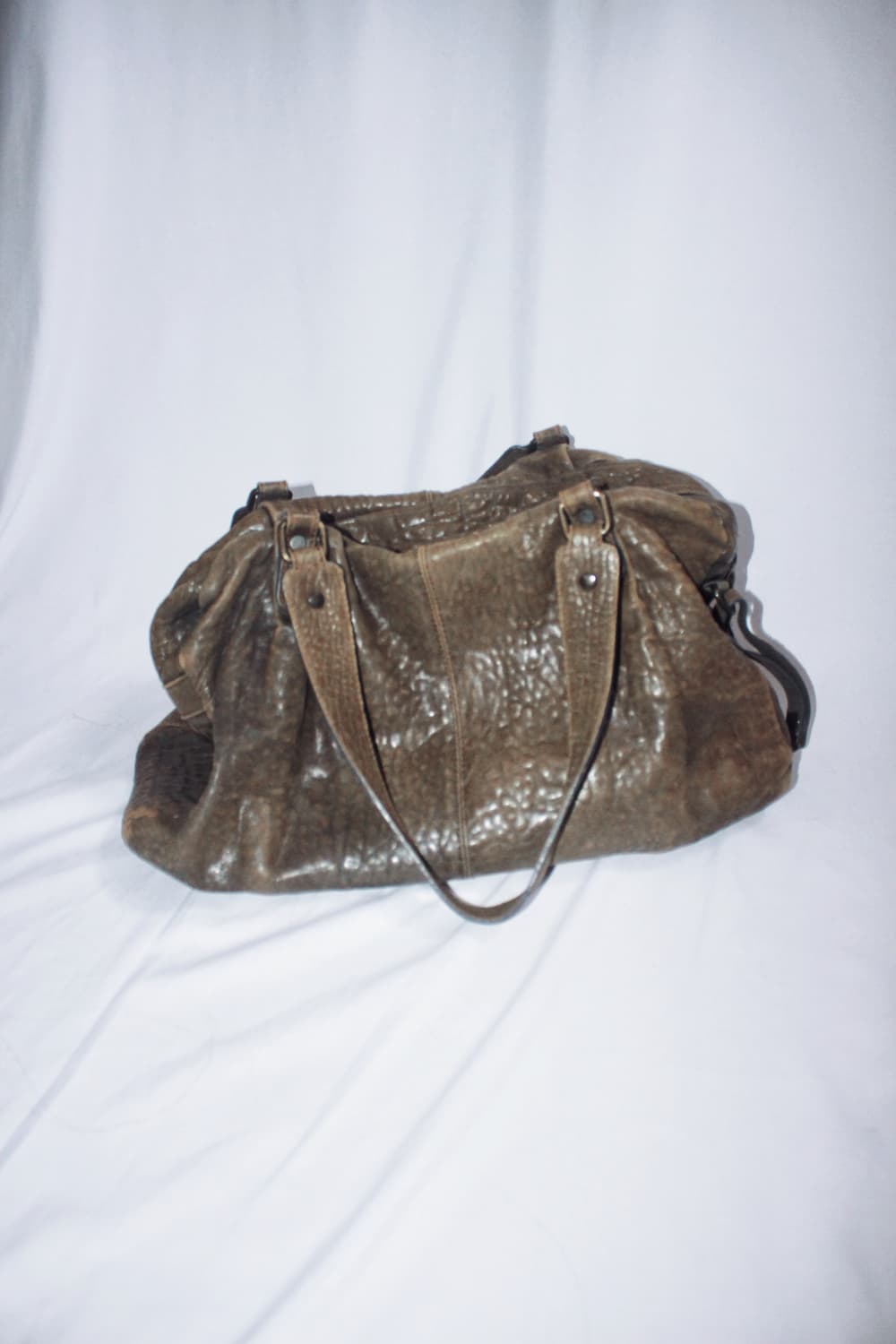 washed-brown vintage leather bag 상품이미지5