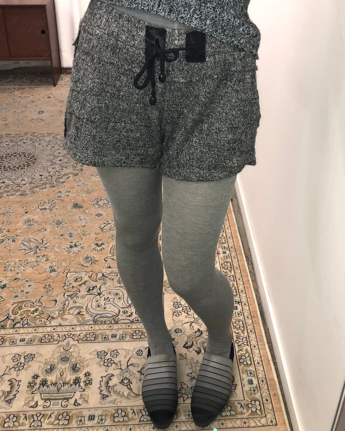 그레이 밴딩 숏 팬츠 상품이미지2