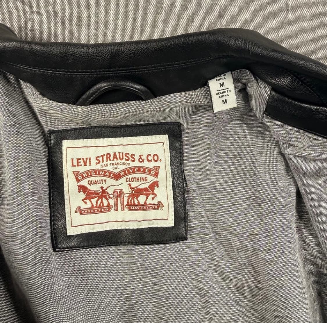 리바이스 레더자켓M 상품이미지3