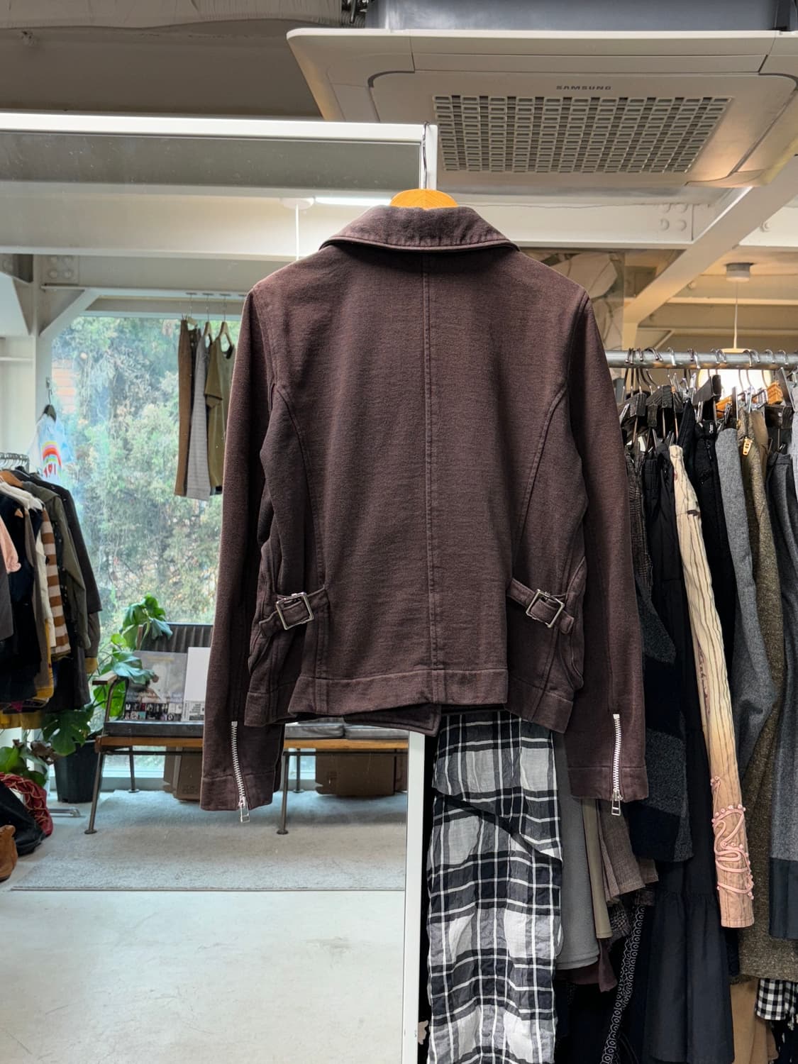 Estnation 스웻 라이더 자켓 상품이미지2