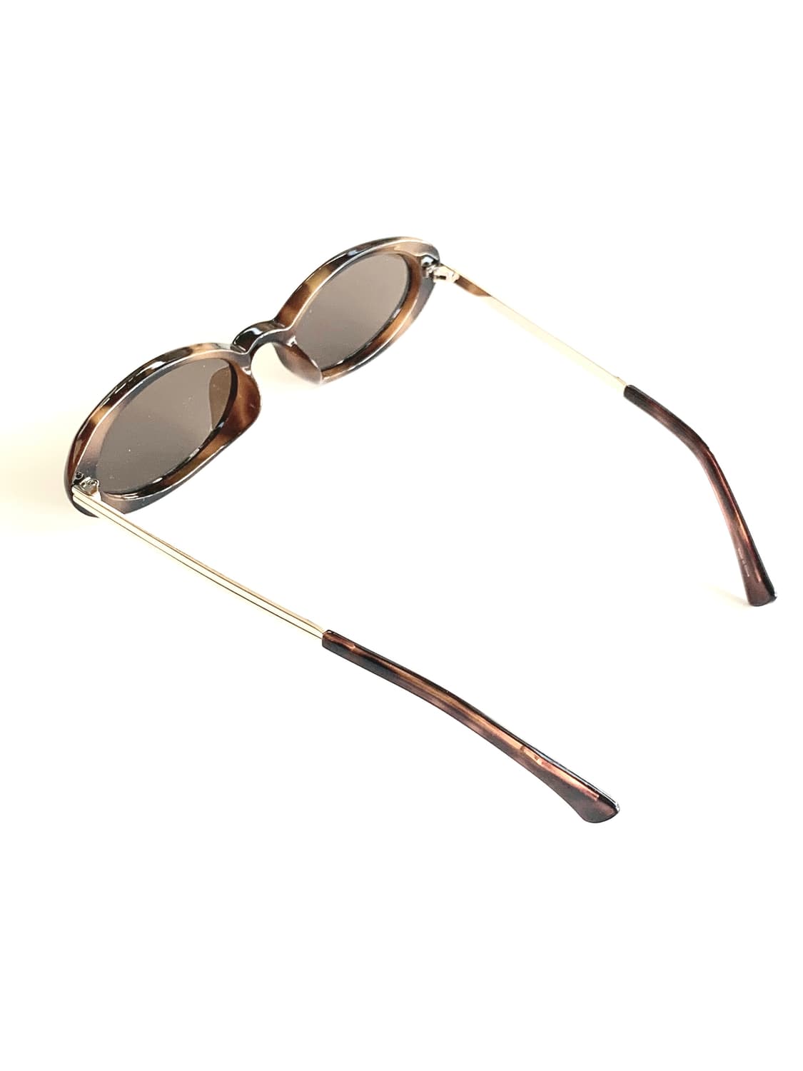 레트로 긱시크 오벌 브라운 호피 선글라스 상품이미지4