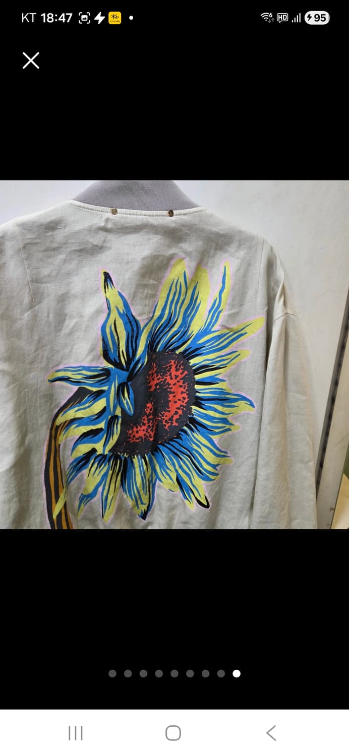 폴스미스 해바리기 린넨 봄버 상품이미지9