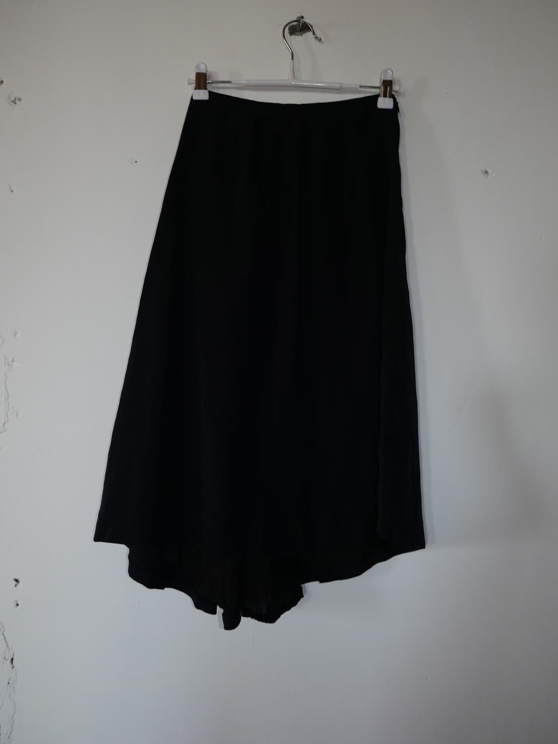 martine sitbon 90s nylon asymmetrical sk 상품이미지1