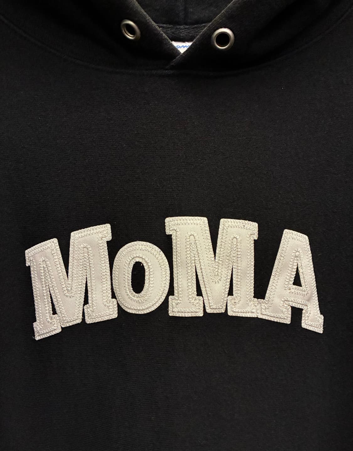 (XL)챔피온 x MOMA 모마 리버스위브 스웻 후드티셔츠 블랙 상품이미지4