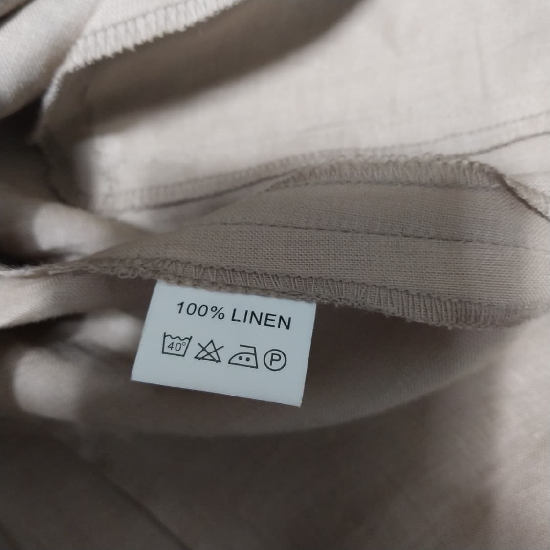 린넨100 프로 린넨 하프셔츠  상품이미지3