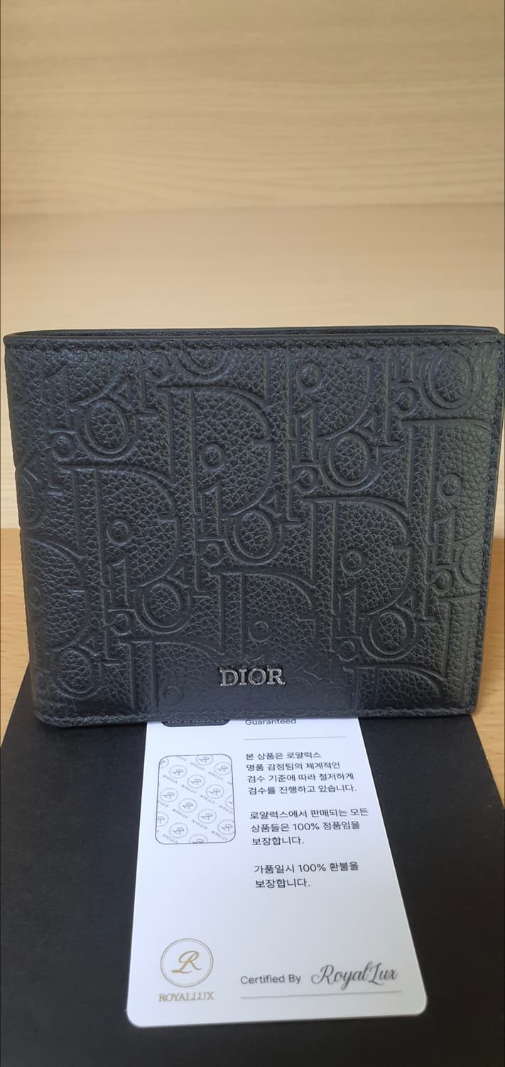 (미사용)디올 그래비티 반지갑/지갑 새상품급 정품(감정서O) 상품이미지1