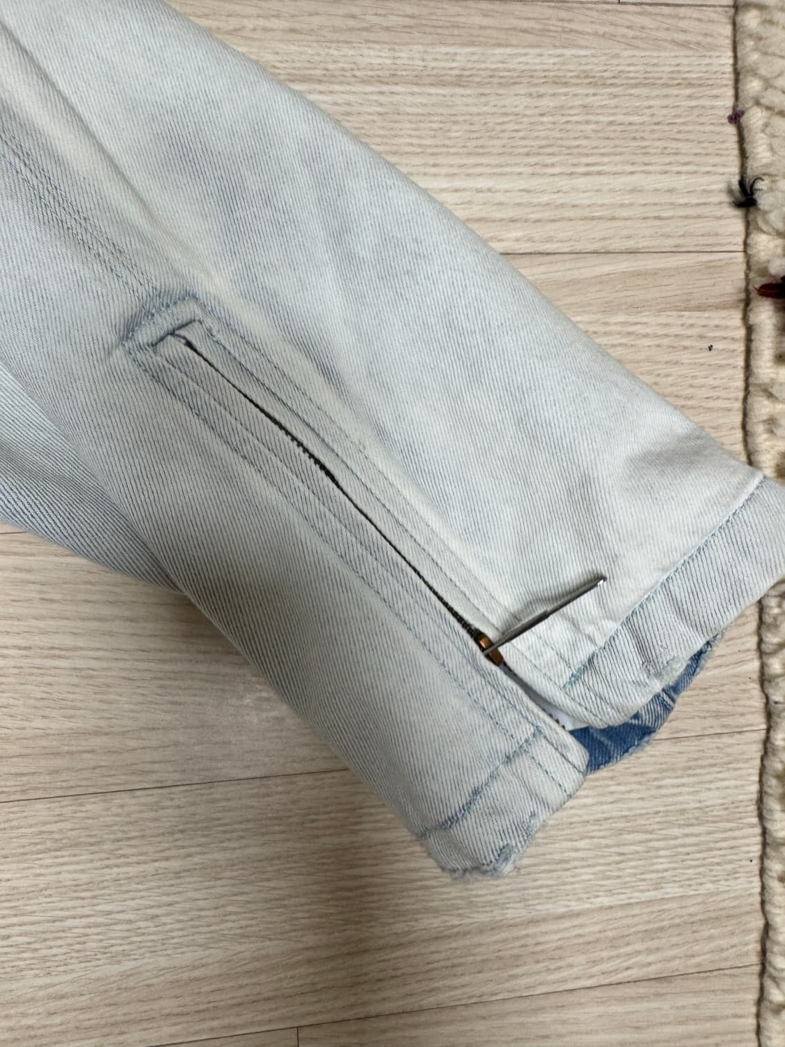 032c 데님 롱 트렌치코트 48 상품이미지4