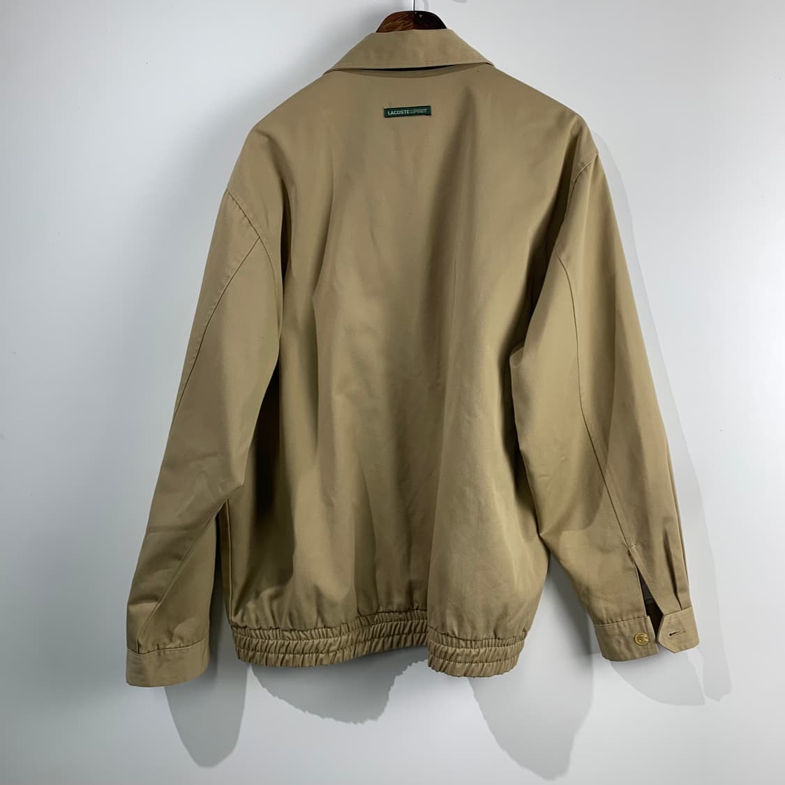 라코스테 금장 베이지 해링턴 스윙톱 자켓 상품이미지3