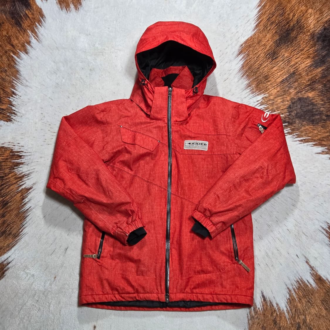 아이더 오렌지 스노우 점퍼 상품이미지1