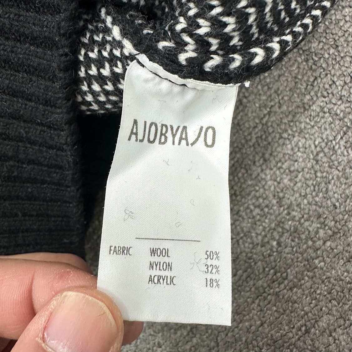 아조바이아조 니트 후드 상품이미지4