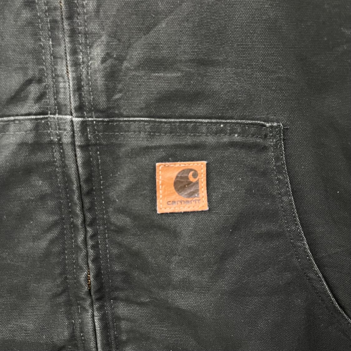 칼하트 후드 워크 자켓 카키 남/XXL 상품이미지3