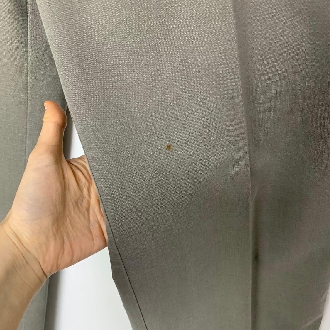 폴스미스 빈티지 카키그레이 코튼 팬츠 면바지 슬랙스 34인치 상품이미지2