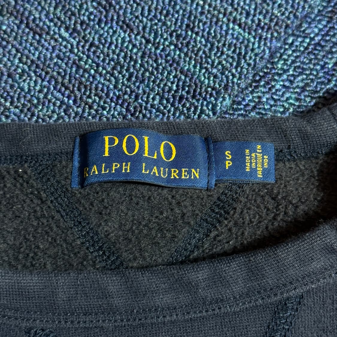 폴로 랄프로렌 네이비 맨투맨 티셔츠 상품이미지5