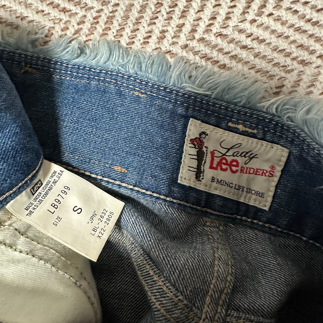 LEE X BEAMS woman denim work pants 상품이미지3