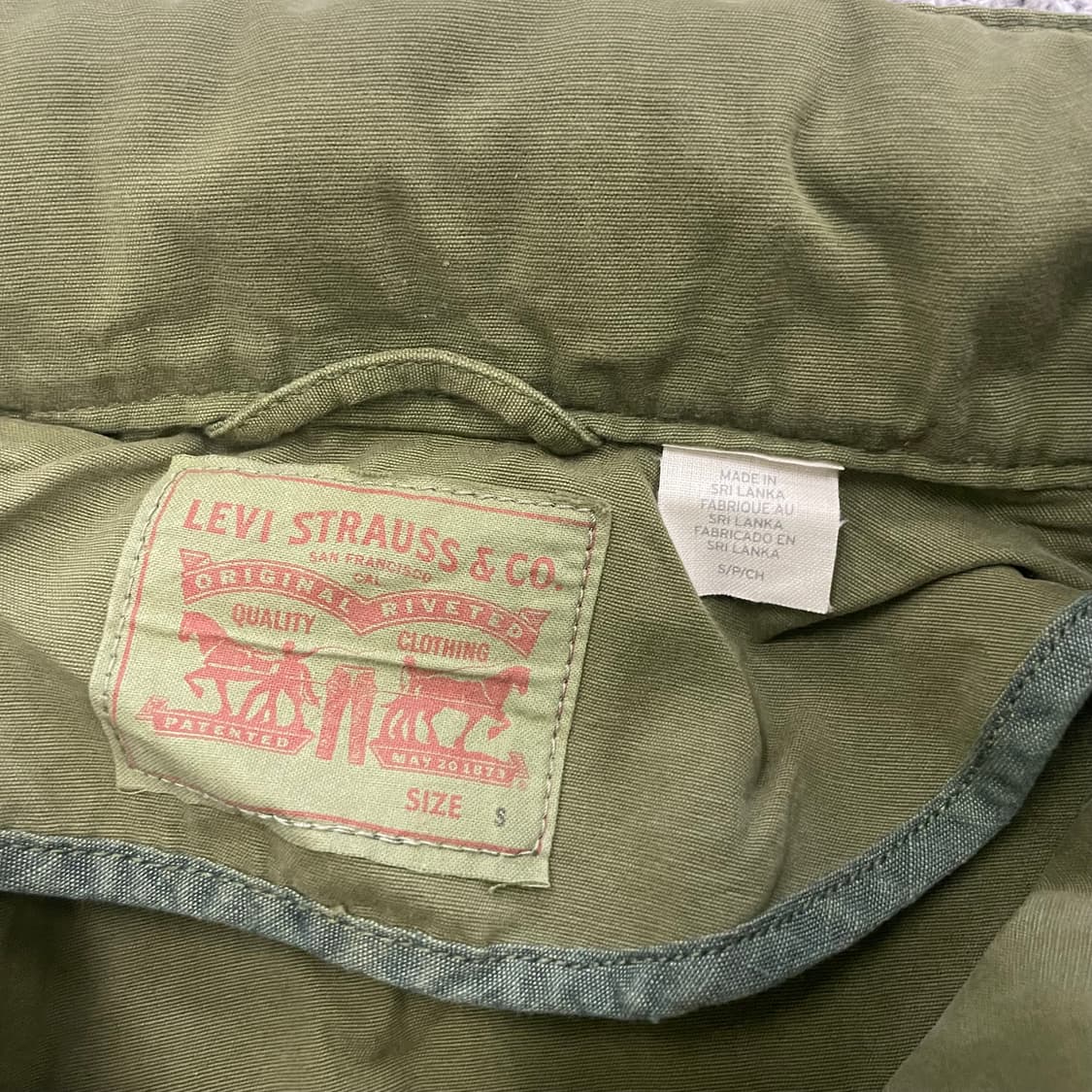 리바이스 야상 카키 자켓 0113HS2 상품이미지2