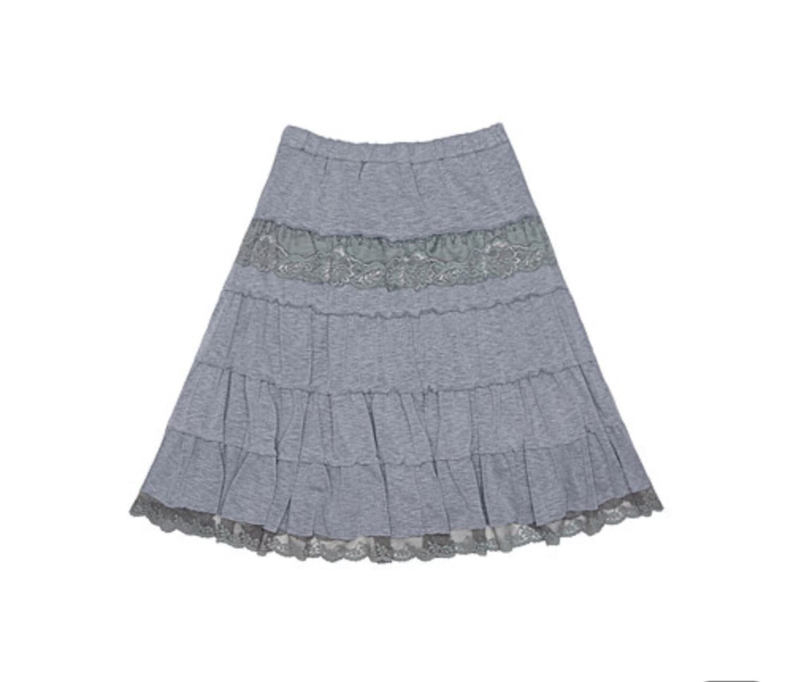 콜로신스 tale midi skirt melange 상품이미지1