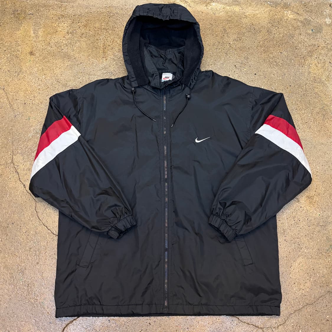레어 90s 미국 빈티지 나이키 빅스우시 코치자켓 바람막이 상품이미지4