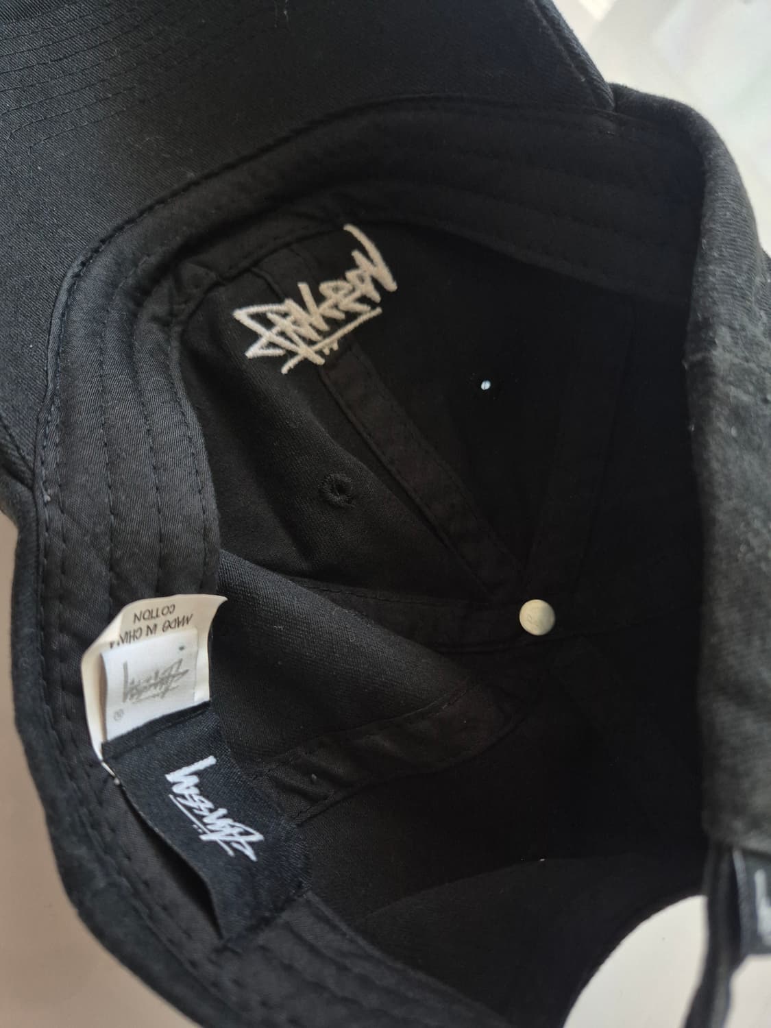 Stussy 스투시 블랙 볼캡 상품이미지5