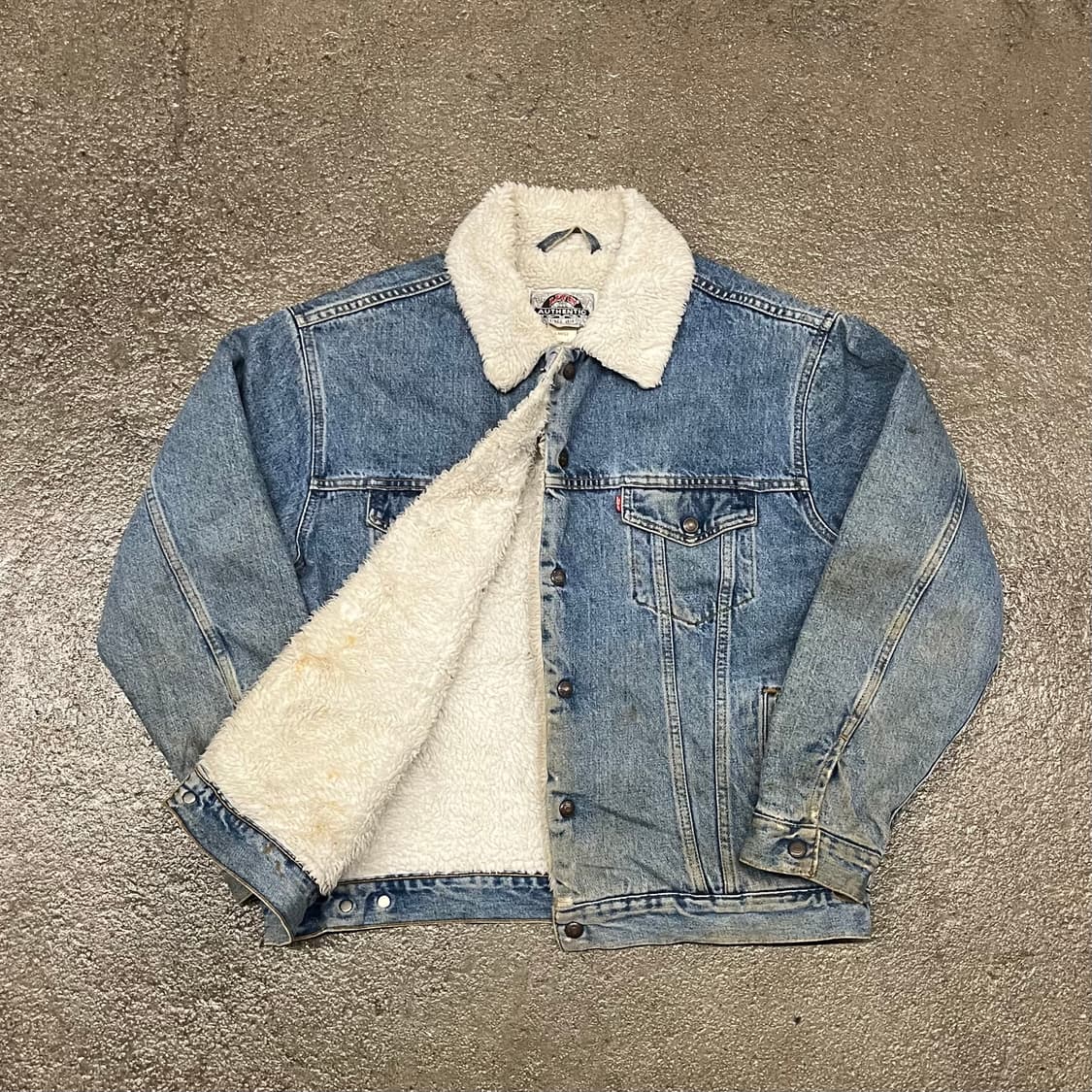 90s 리바이스 쉐르파 데님 자켓 (105-110) 상품이미지1