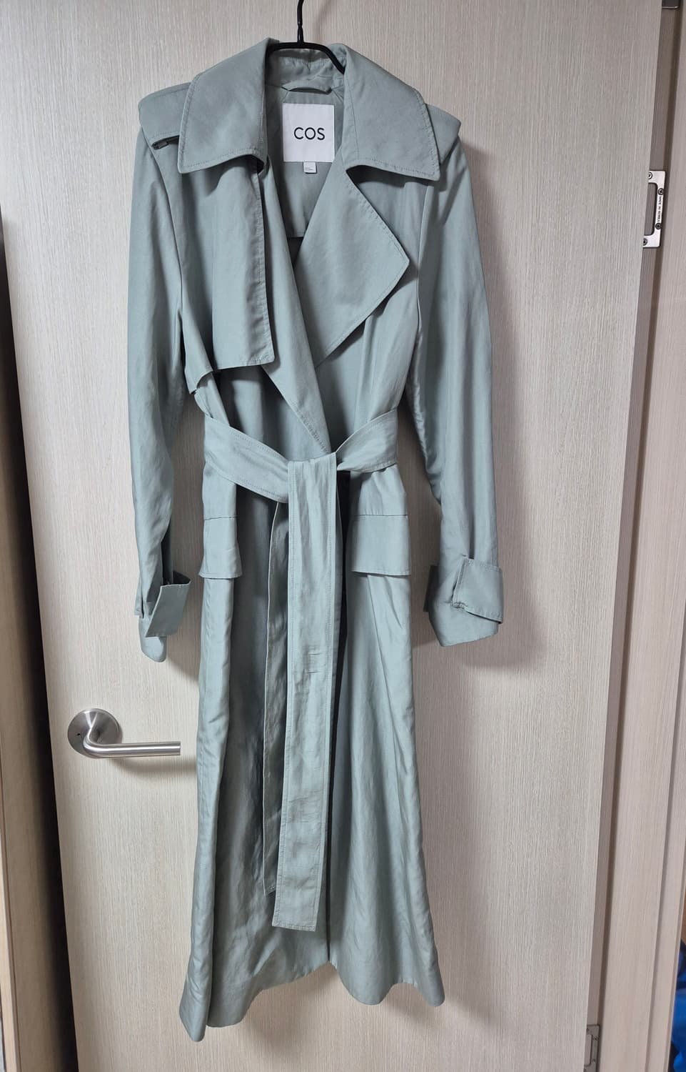 COS 코스 롱트렌치 린넨  코트  34 신형 리오셀 상품이미지2