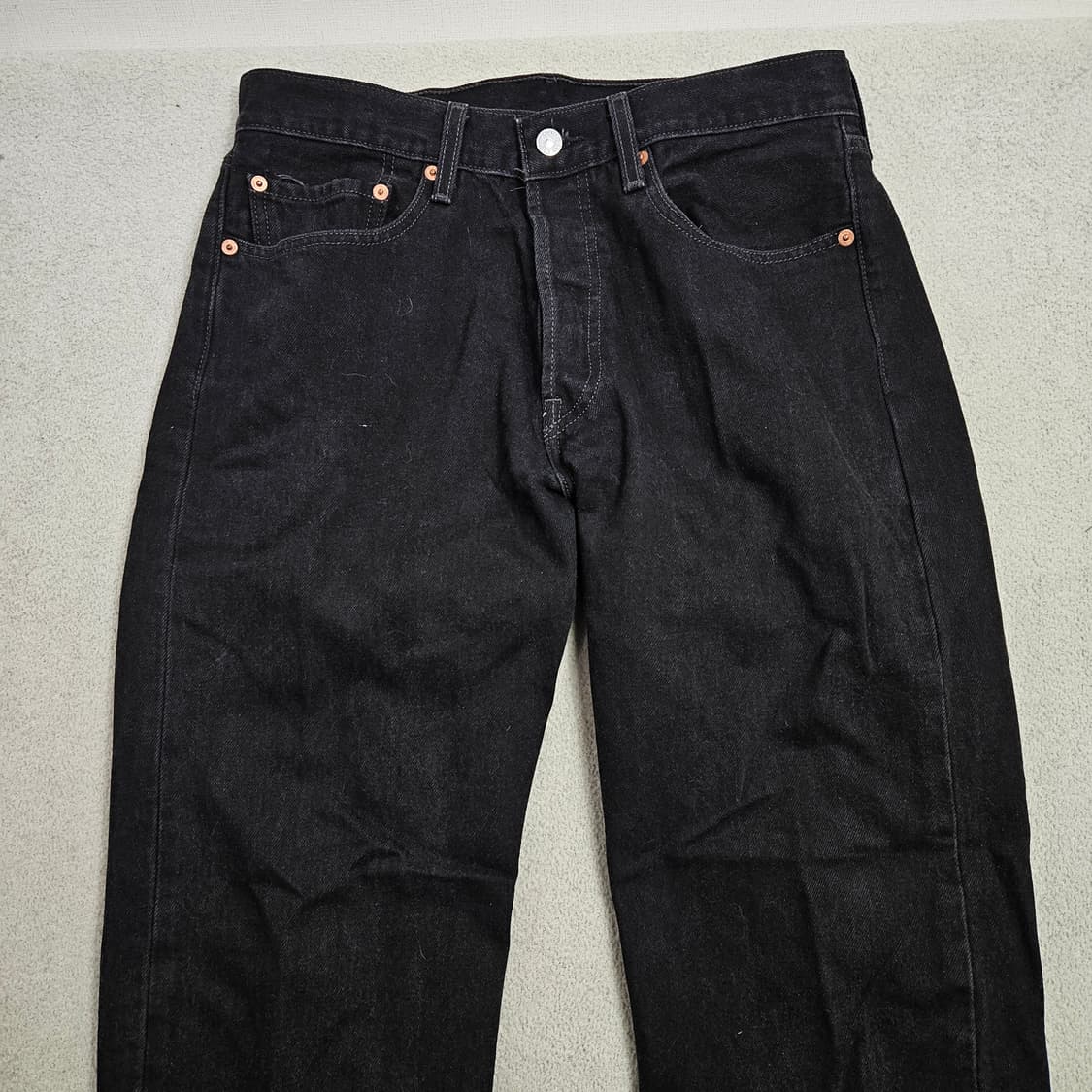 00s 리바이스 501 흑청 데님 32 30 Made in Mexico  상품이미지4