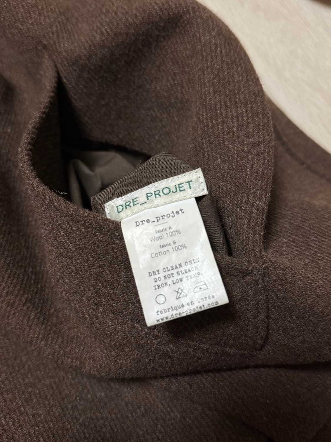 드레프로젝트 nw-coat v.long 3사이즈 상품이미지4