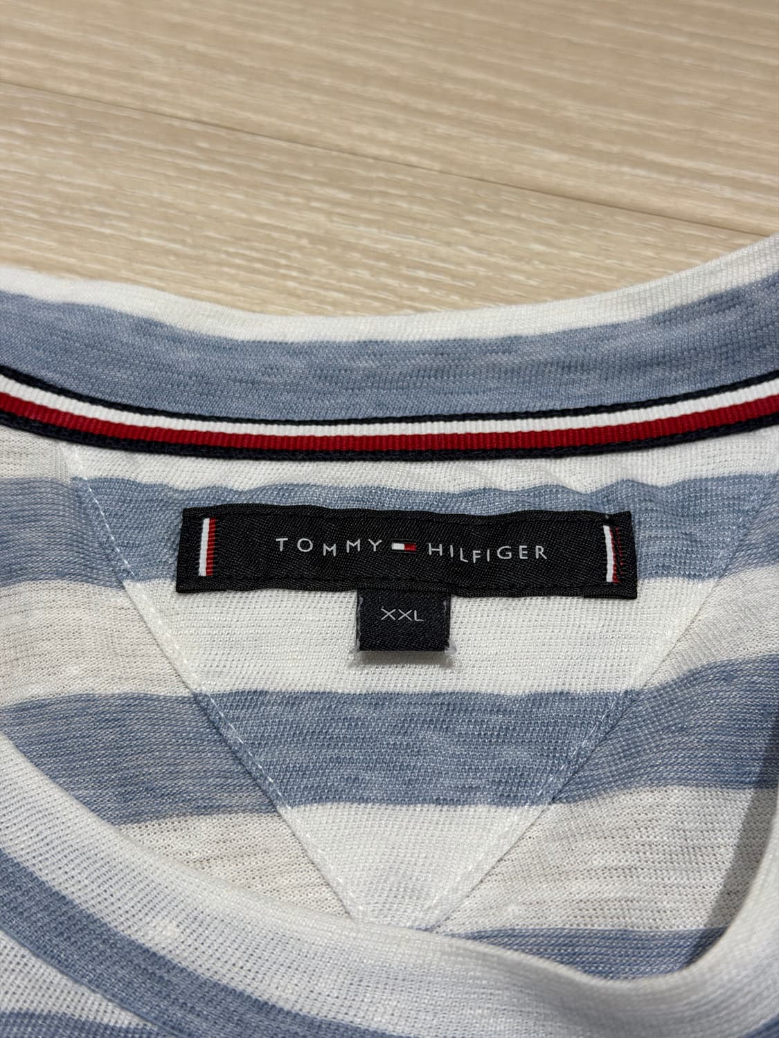 타미힐피거 스트라이프 반팔 3개 묶음 판매 상품이미지6