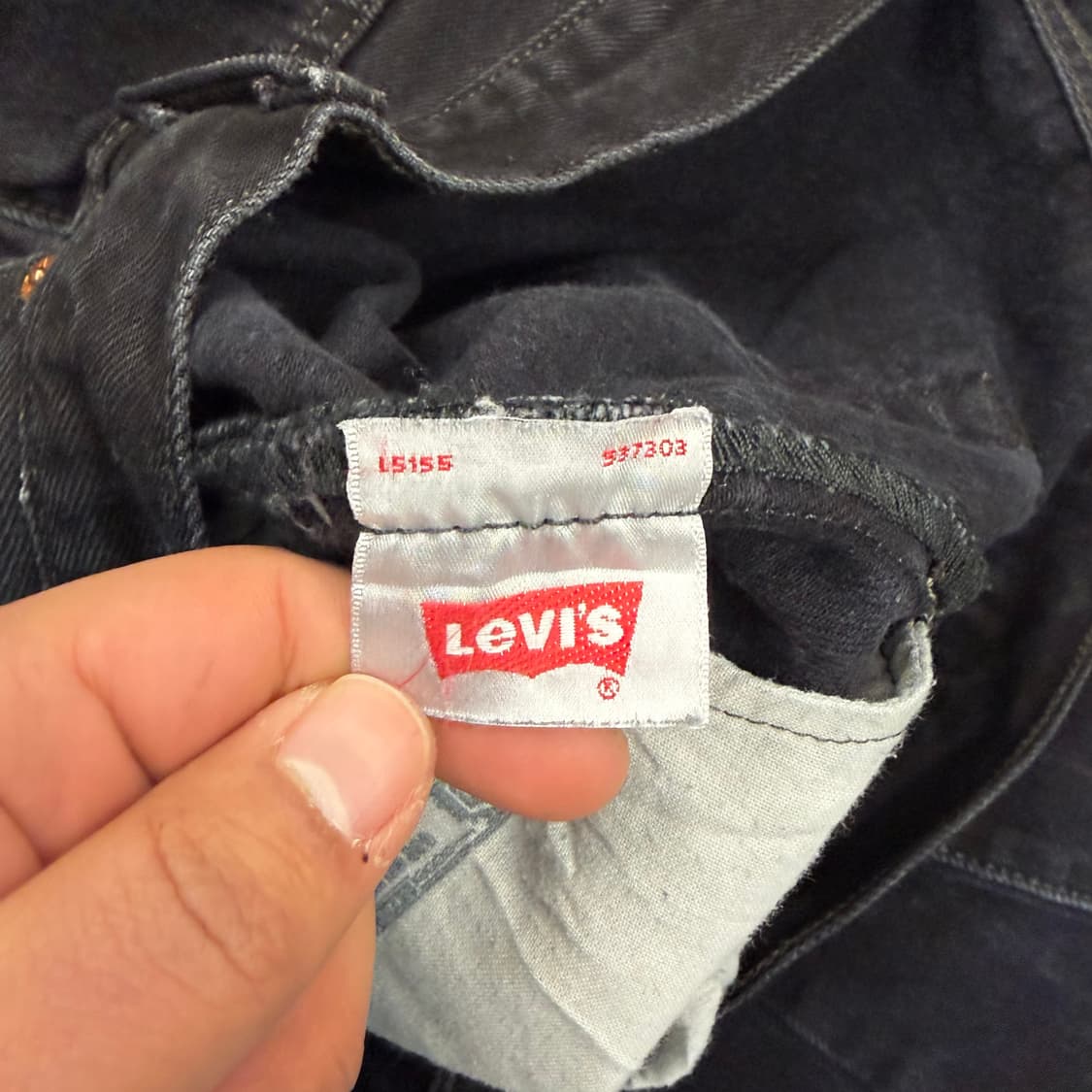 리바이스 501 스트레이트 블랙진 (34) 상품이미지7