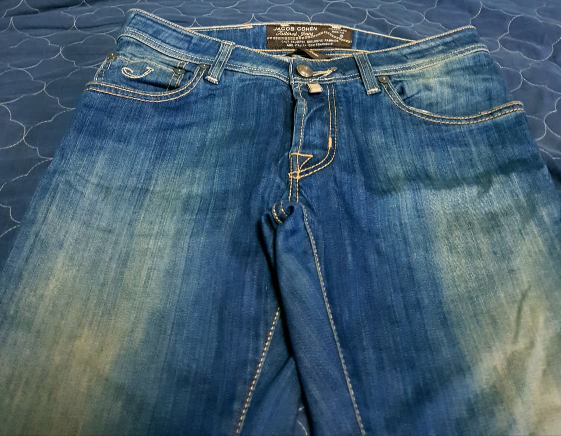 (이태리) 야콥코헨 622컴포트 테일러드 송치패치 데님진 미들블루(32) 상품이미지2