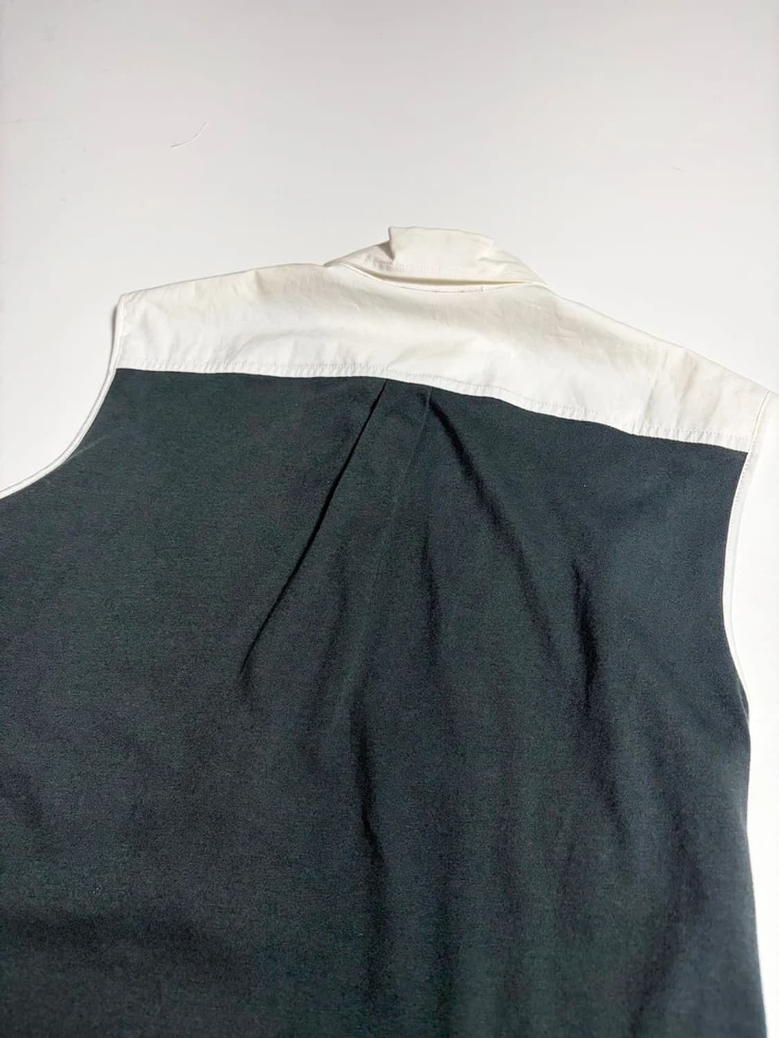 마르니 MARNI 배색 코튼 슬리브 리스 셔츠 R1762 상품이미지4