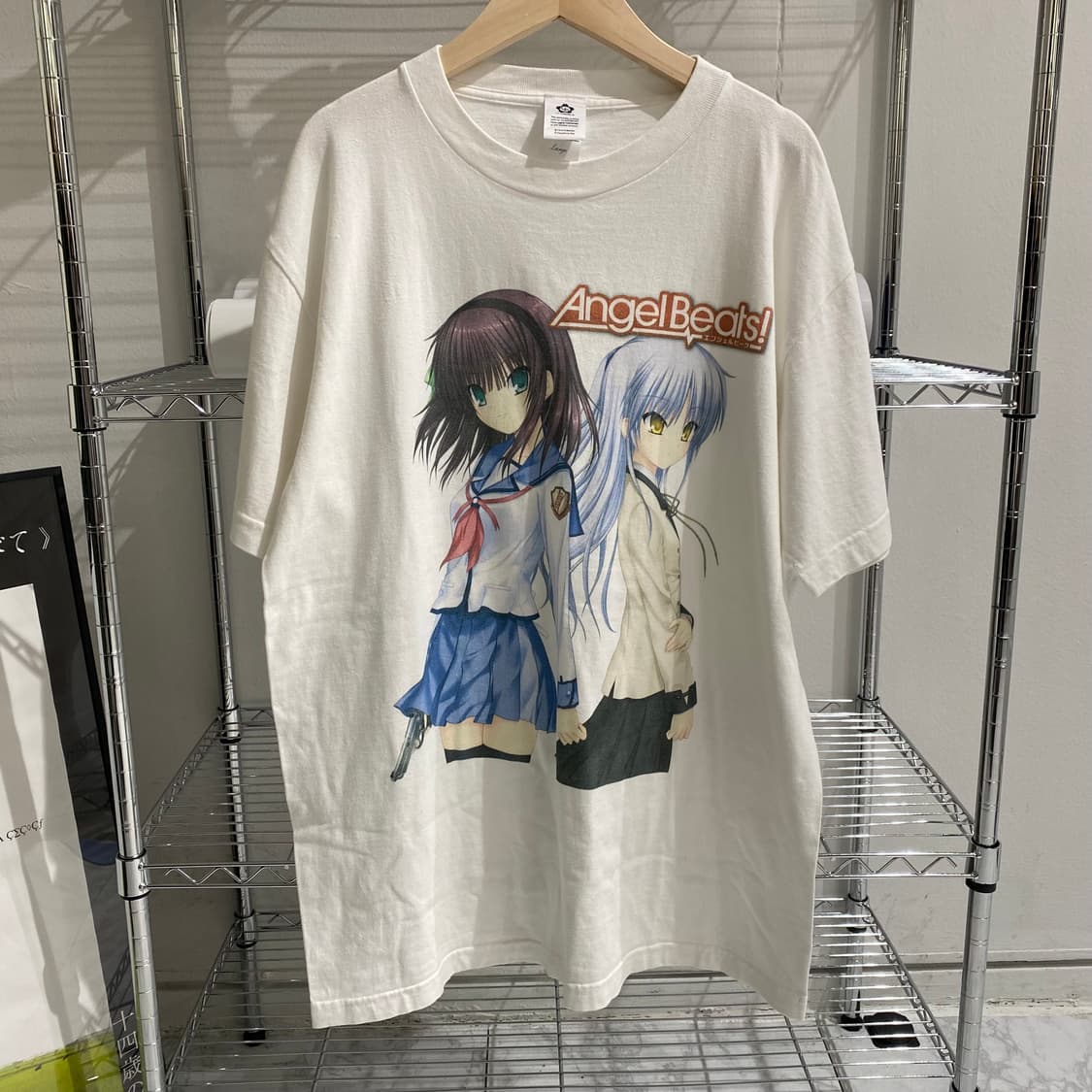 엔젤비트 10s 빈티지 애니메이션 티셔츠 상품이미지1
