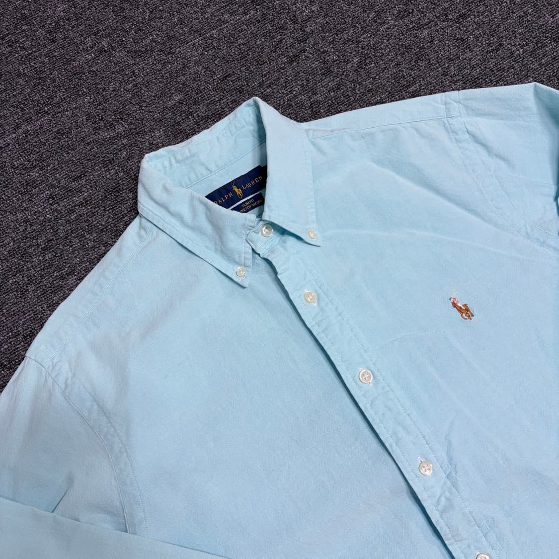 폴로 랄프로렌 슬림핏 옥스포드 셔츠 상품이미지3