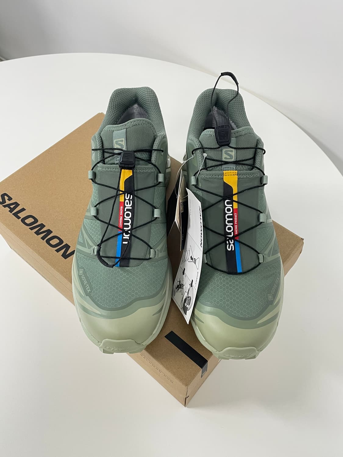 새상품 살로몬 XT-6 고어텍스 데저트 세이지 280 상품이미지4