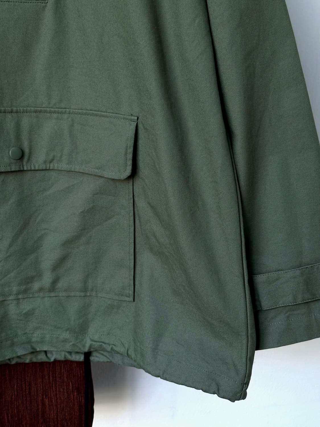 Cotton wide anorak parka 상품이미지3