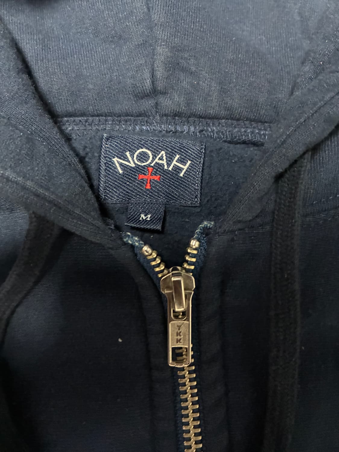 M) NOAH 노아 리버스위브 후드집업 네이비 상품이미지2