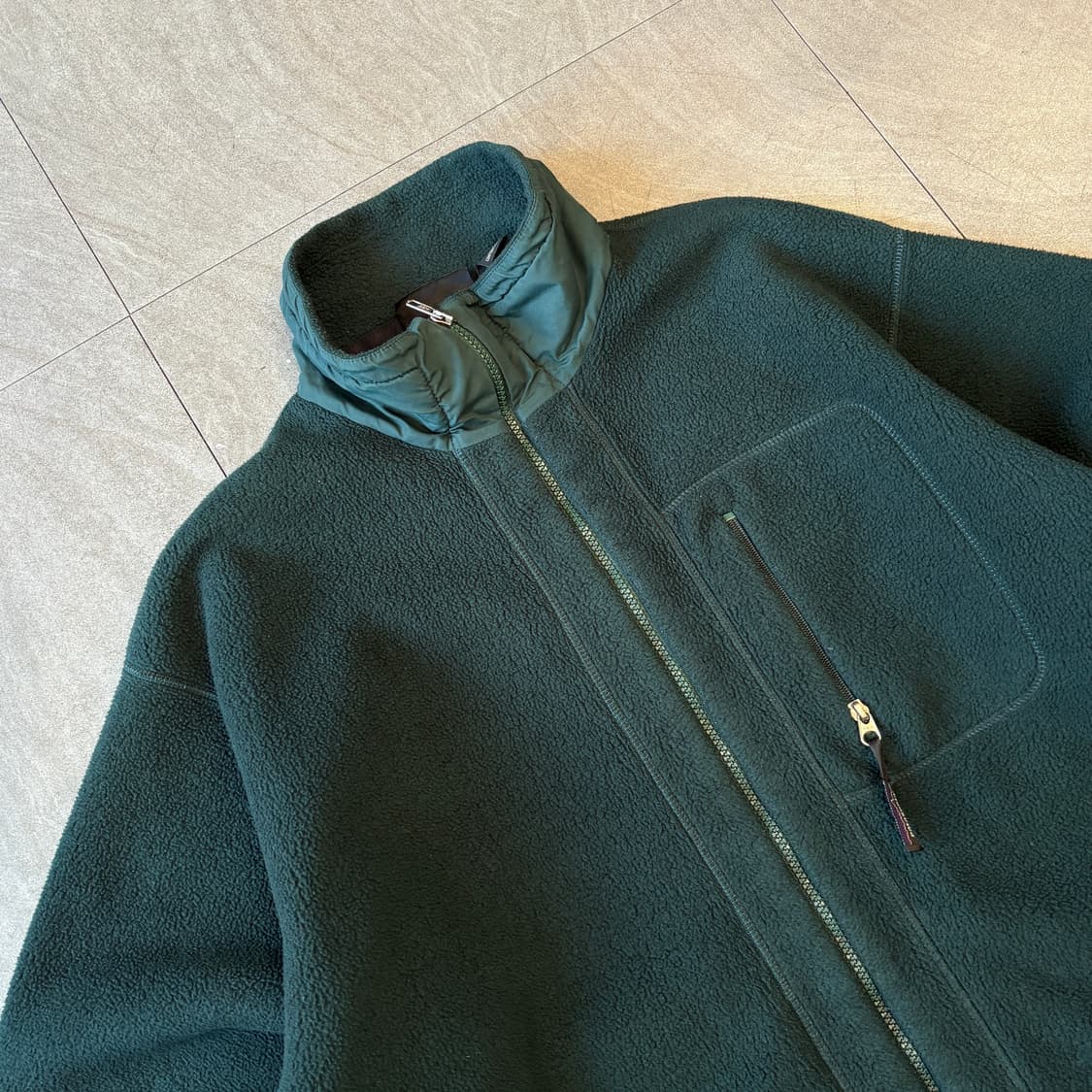 90s 90년대 미국 생산 파타고니아 그린 신칠라 자켓 상품이미지2