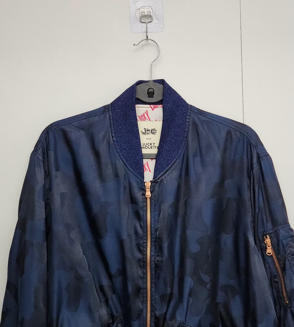 럭키슈에뜨 100 77 봄버자켓 블루종 항공점퍼 상품이미지7