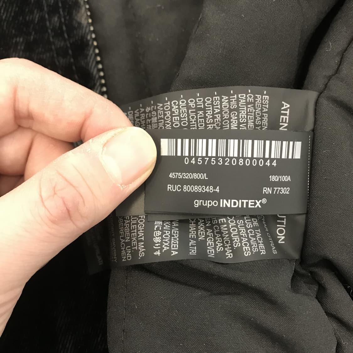 자라 신형 릴렉스핏 벨루어 크롭 워크자켓 [L] 상품이미지6