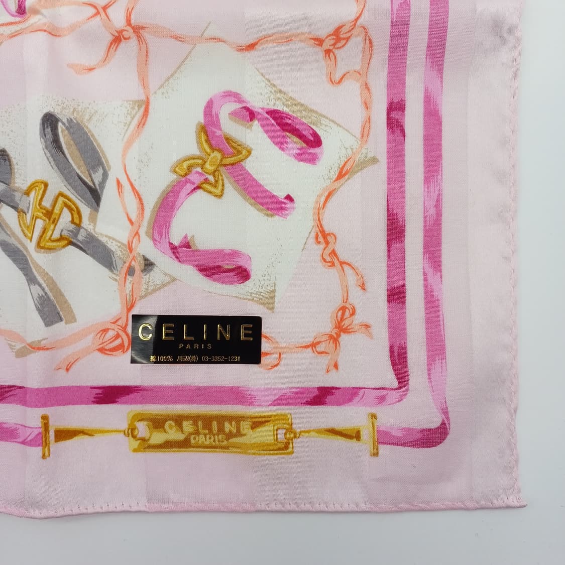 CELINE 셀린느 손수건 스카프 [BFS7491_0416-18] 상품이미지5